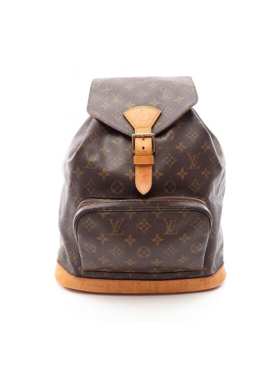 Louis Vuitton Backpack Montsouris GM Canvas Leather main image 14